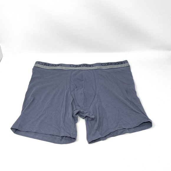 💖MEGA SALE💖Calvin Klein 3 Boxer Brief Blue Lime Gray Cotton Men's NB2730901 - Picture 2 of 7